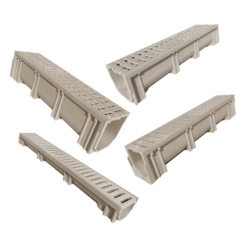 FRP/GRP Drain trench Composite Resin U Drainage Channel