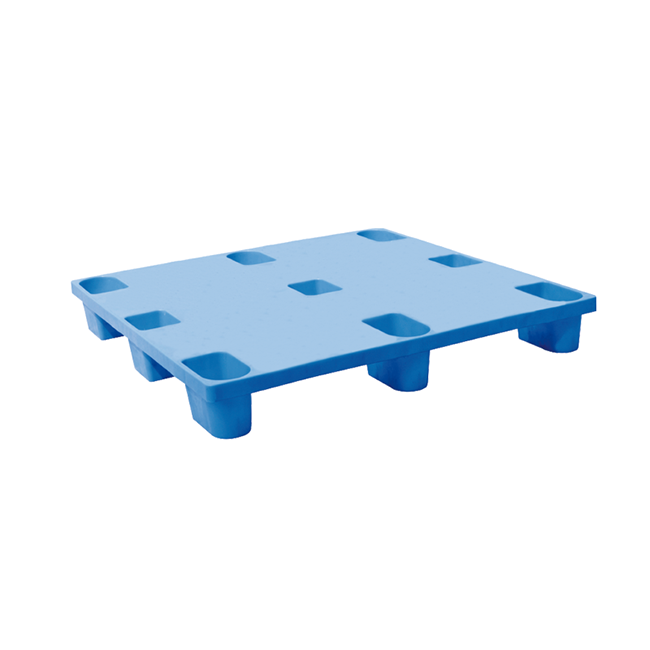 Nine-legged flat pallet